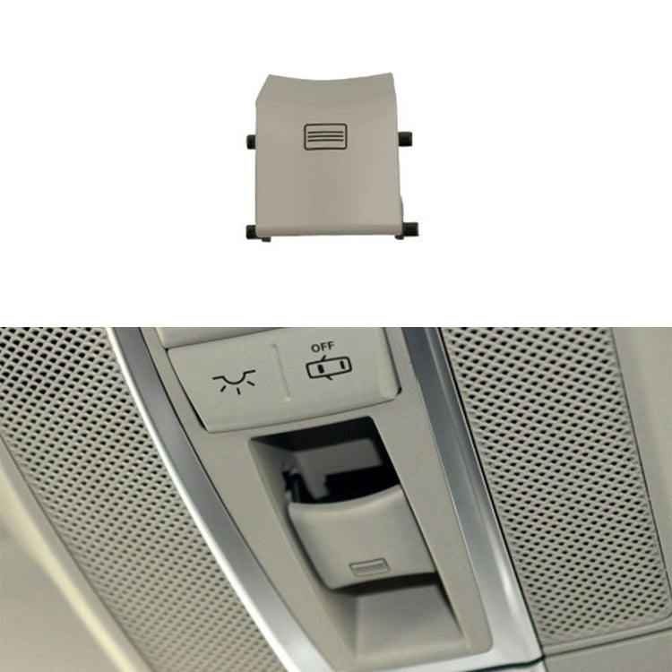 Car Dome Light Button Sunroof Window Switch Button for Mercedes-Benz W166 / W292 2012-, Left Driving, Style:Convex(Grey) - In Car by buy2fix | Online Shopping UK | buy2fix