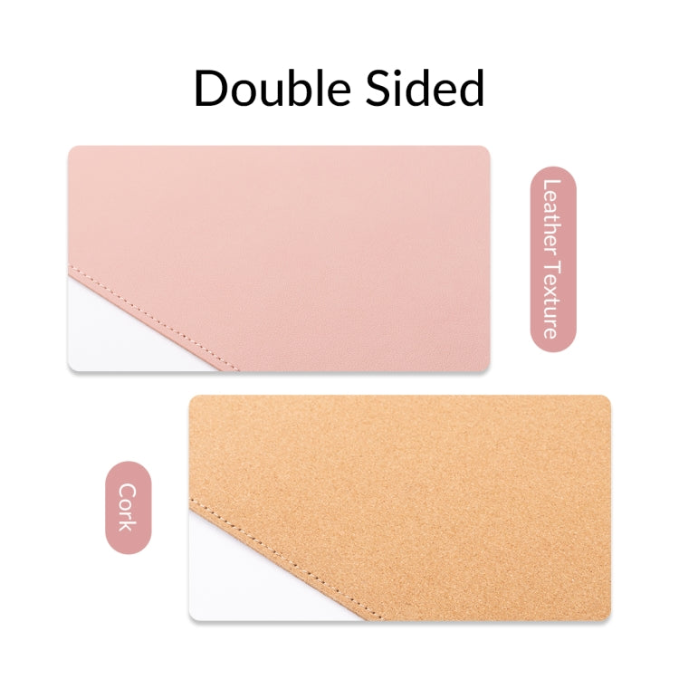 ORICO Double Sided Mouse Pad, Size: 200x300mm, Color:Cork + Pink PU - Mouse Pads by ORICO | Online Shopping UK | buy2fix