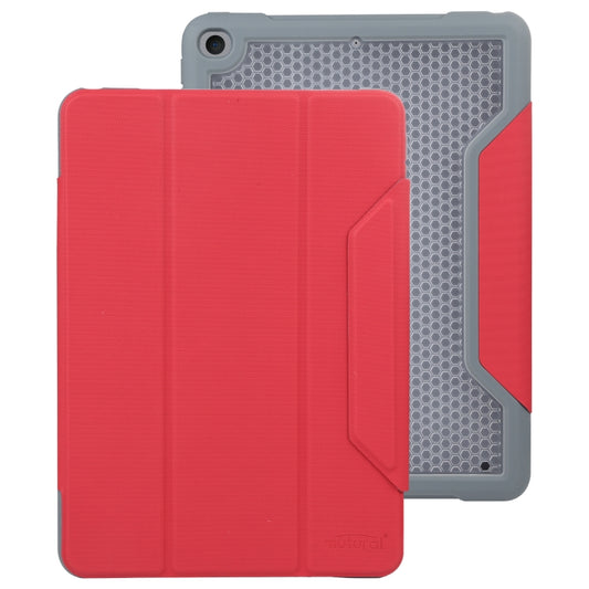 For iPad 10.2 / iPad Pro 10.5 Mutural Yagao Series PC Horizontal Flip Leather Tablet Case(Red) - iPad 10.2 Cases by Mutural | Online Shopping UK | buy2fix