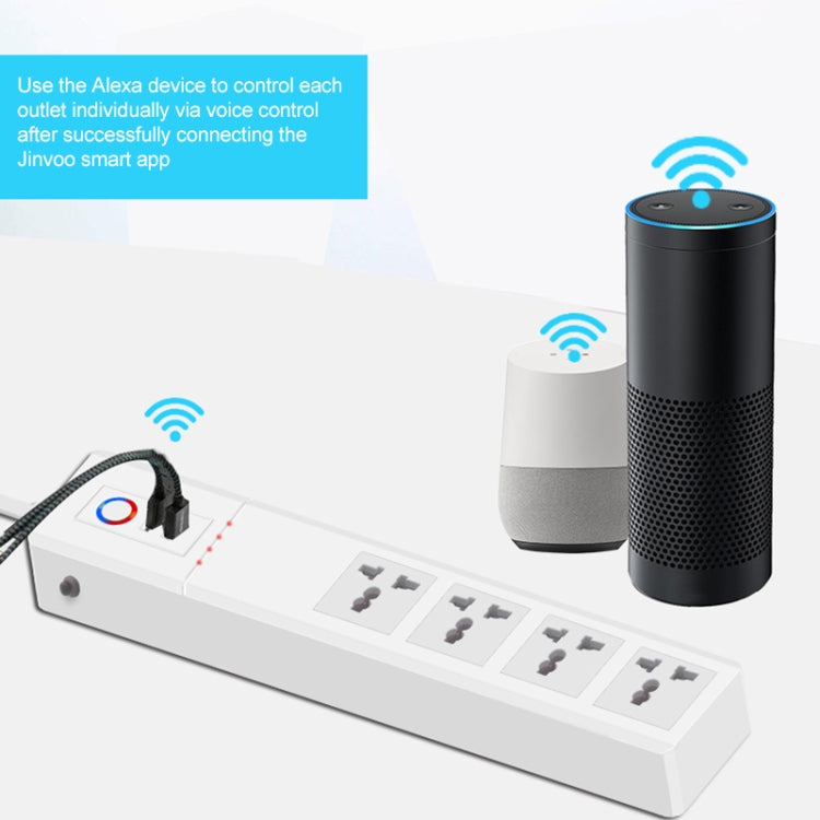 WiFi 10A SM-SO306-M 4 Holes + 2 USB Multi-purpose Smart Power Strip(EU Plug) - Consumer Electronics by buy2fix | Online Shopping UK | buy2fix