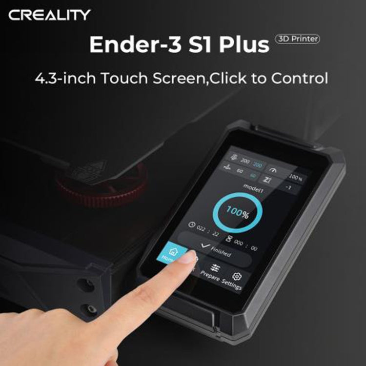 Creality Ender-3 S1 Plus Full-metal Dual-gear Larger-size 3D Printer US Plug - 3D Printer by Creality | Online Shopping UK | buy2fix