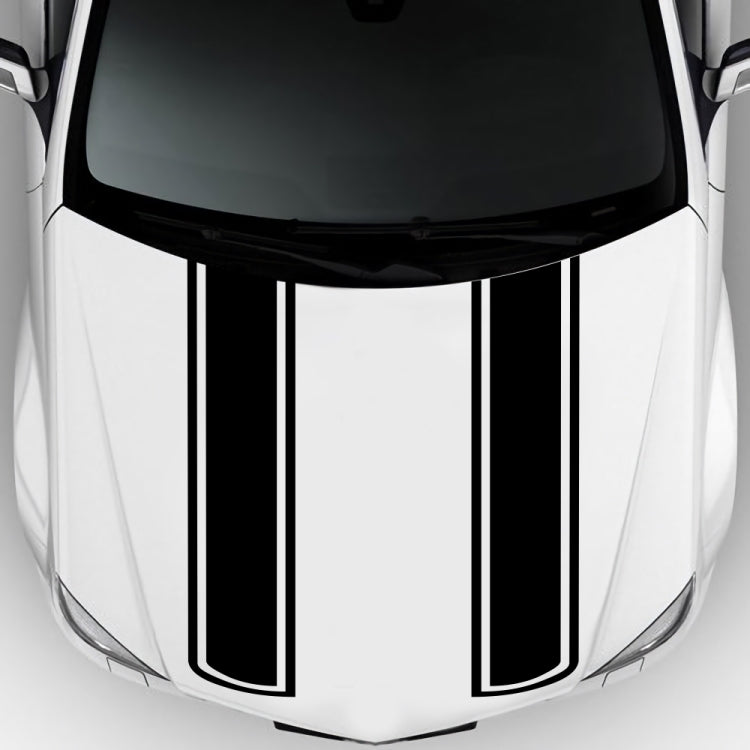 D-623 Car Modified Hood Decorative Sticker(Black) - In Car by buy2fix | Online Shopping UK | buy2fix