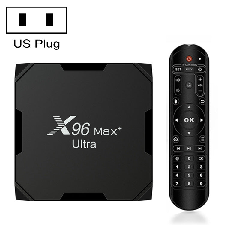 X96 Max+ Ultra 4GB+32GB Amlogic S905X4 8K Smart TV BOX Android 11.0 Media Player, Plug Type:US Plug - Consumer Electronics by buy2fix | Online Shopping UK | buy2fix