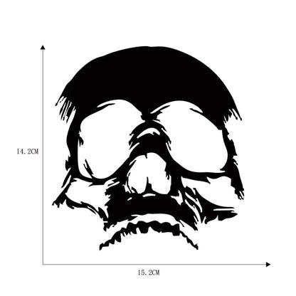 D-774 Evil Skull Pattern Car Modified Decorative Sticker(Black) - In Car by buy2fix | Online Shopping UK | buy2fix
