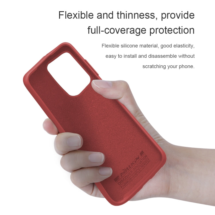 For Galaxy S20 Ultra / S20 Ultra 5G NILLKIN Feeling Series Liquid Silicone Anti-fall Mobile Phone Protective Case(Red) - Galaxy Phone Cases by NILLKIN | Online Shopping UK | buy2fix