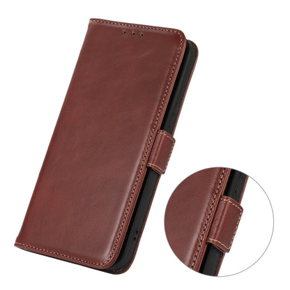 For Samsung Galaxy M13 4G Global Crazy Horse Top Layer Cowhide Leather Phone Case(Brown) - Galaxy Phone Cases by buy2fix | Online Shopping UK | buy2fix