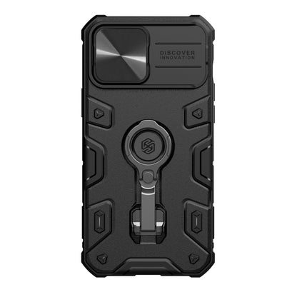 For iPhone 13 Pro Max NILLKIN CamShield Armor Pro Magnetic Phone Case (Black) - iPhone 13 Pro Max Cases by NILLKIN | Online Shopping UK | buy2fix
