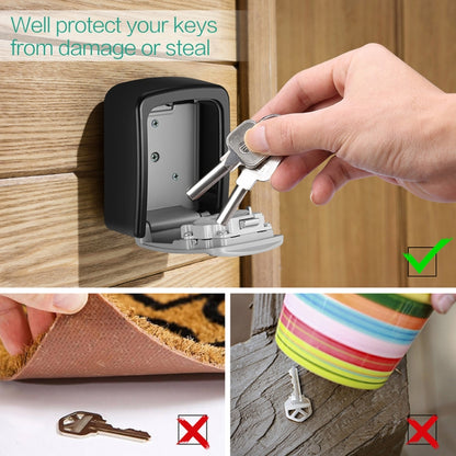 G9 4-digit Password Aluminum Alloy Key Storage Box(Gold) - Security by buy2fix | Online Shopping UK | buy2fix