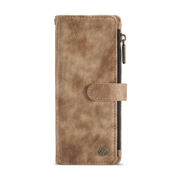 For Samsung Galaxy Z Fold4 5G CaseMe C30 Multifunctional Phone Leather Phone Case(Brown) - Samsung Accessories by buy2fix | Online Shopping UK | buy2fix