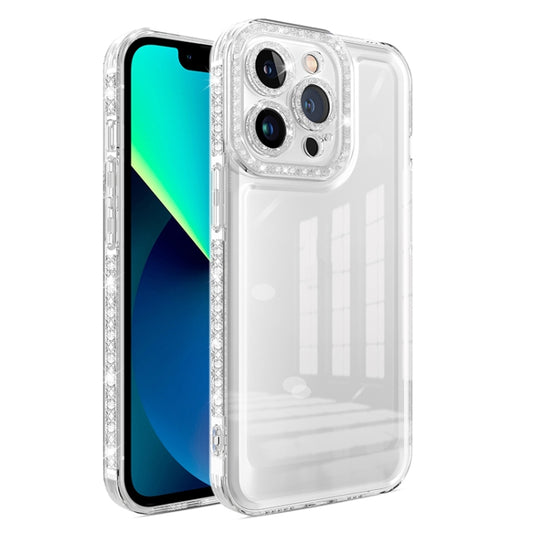 For iPhone 14 Shinning Diamond Space Shockproof Phone Case (Transparent) - iPhone 14 Cases by buy2fix | Online Shopping UK | buy2fix