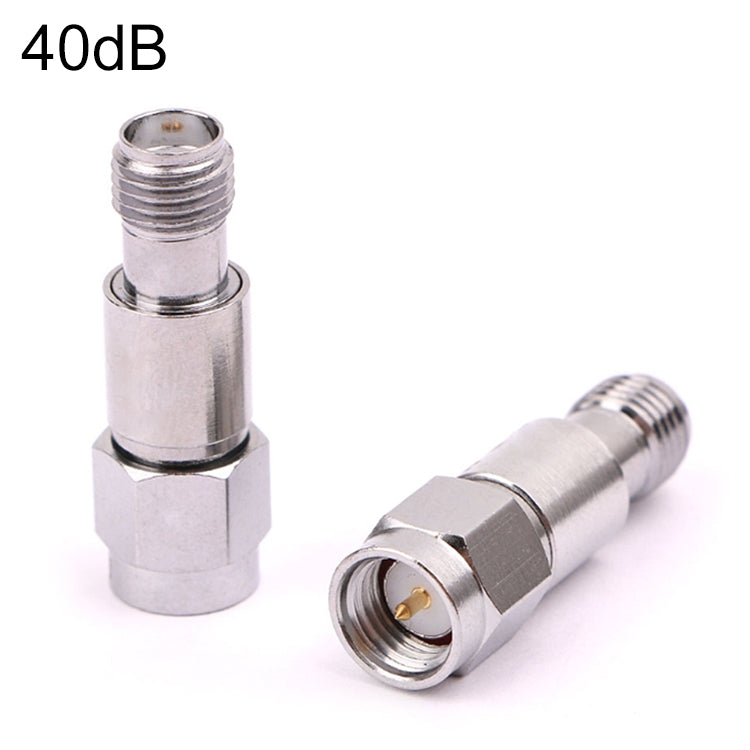 40dBi SMA Attenuator DC-6GHz SMA Coaxial Fixed Connectors - Connectors by buy2fix | Online Shopping UK | buy2fix