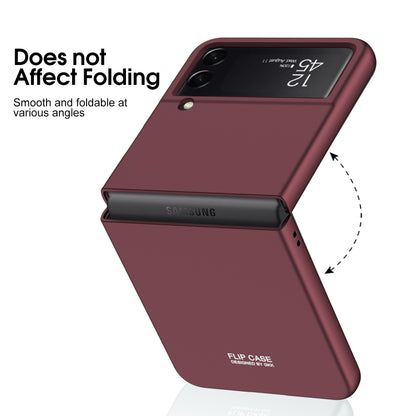 For Samsung Galaxy Z Flip4 GKK Ultra-thin Full Coverage Phone Case(Dark Green) - Galaxy Z Flip4 5G Cases by GKK | Online Shopping UK | buy2fix