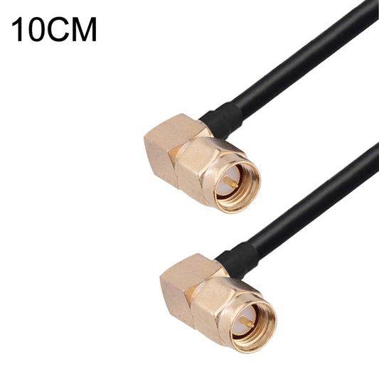 SMA Male Elbow to SMA Male Elbow RG174 RF Coaxial Adapter Cable, Length: 10cm - Connectors by buy2fix | Online Shopping UK | buy2fix