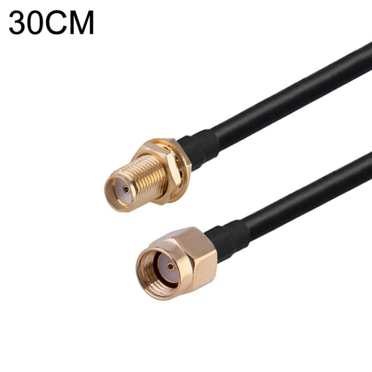 RP-SMA Male to SMA Female RG174 RF Coaxial Adapter Cable, Length: 30cm - Connectors by buy2fix | Online Shopping UK | buy2fix