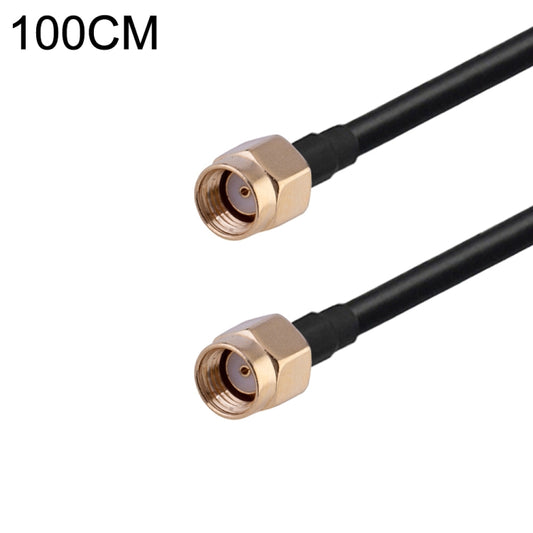 RP-SMA Male to RP-SMA Male RG174 RF Coaxial Adapter Cable, Length: 1m - Connectors by buy2fix | Online Shopping UK | buy2fix