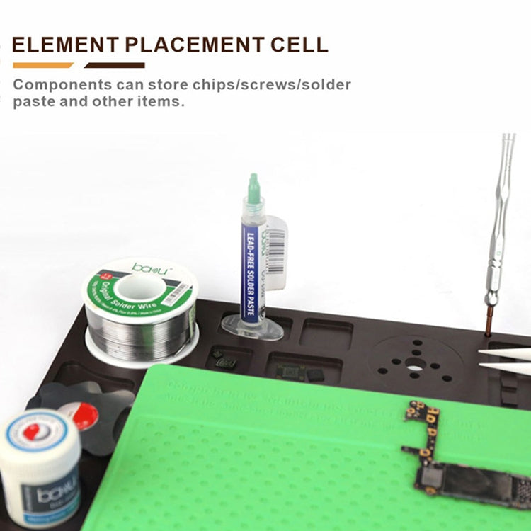 BAKU BA-696 2 in 1 Microscope Maintenance Insulation Pad - Working Mat by BAKU | Online Shopping UK | buy2fix