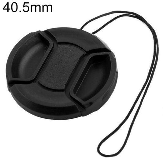 40.5mm Center Pinch Camera Lens Cap for Canon(Black) - Camera Accessories by buy2fix | Online Shopping UK | buy2fix