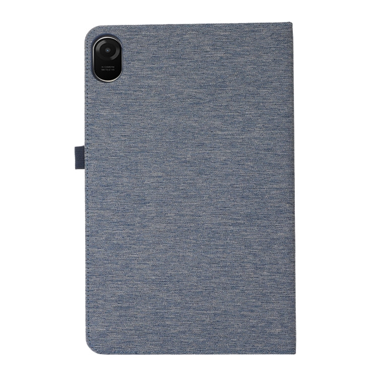 For Honor Pad 8 Fabric PU + TPU Flip Tablet Leather Case(Dark Blue) - For Huawei by buy2fix | Online Shopping UK | buy2fix