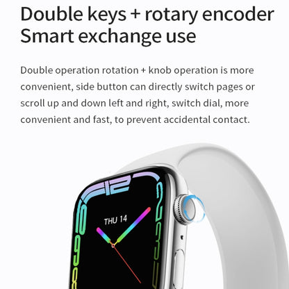 Watch 8 Max 1.85 inch Wireless Charging Bluetooth Call NFC Smartwatch(Black) - Smart Wear by buy2fix | Online Shopping UK | buy2fix