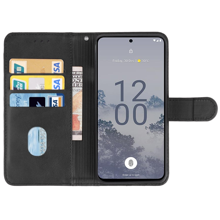 For Nokia X30 Leather Phone Case(Black) - Nokia Cases by buy2fix | Online Shopping UK | buy2fix
