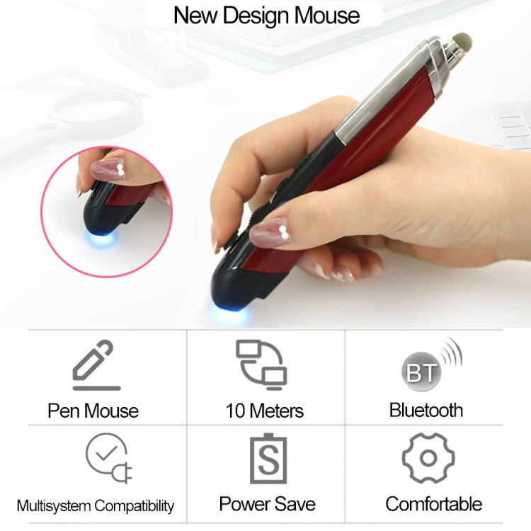 PR-08 Multifunctional Wireless Bluetooth Pen Mouse Capacitive Pen Mouse(White) - Wireless Mice by buy2fix | Online Shopping UK | buy2fix