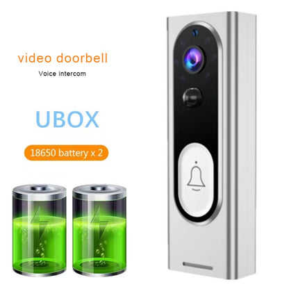 M13 Wireless Intelligent Video Doorbell Support Two-way Voice, Infrared Night Vision, Motion detection(Black) - Security by buy2fix | Online Shopping UK | buy2fix