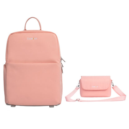 CADeN D75 Camera Backpacks Large Shockproof Cameras Lens Bags, Size:42 x 30 x 17cm(Pink) - Camera Accessories by CADeN | Online Shopping UK | buy2fix