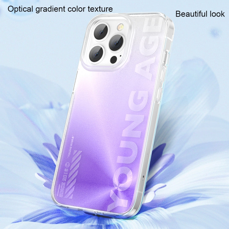 For iPhone 14 WEKOME Gorillas Gradient Colored Phone Case (Purple) - iPhone 14 Cases by WK | Online Shopping UK | buy2fix