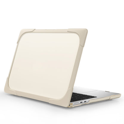 For MacBook Air 13.6 inch A2681 2022 TPU + PC Two-color Anti-fall Laptop Protective Case(Khaki) - MacBook Air Cases by buy2fix | Online Shopping UK | buy2fix