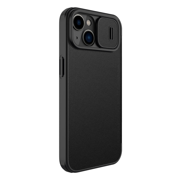 For iPhone 14 Plus  NILLKIN QIN Series Pro Leather Phone Case(Black) - iPhone 14 Plus Cases by NILLKIN | Online Shopping UK | buy2fix