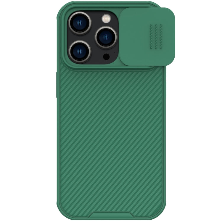 For iPhone 14 Pro NILLKIN CamShield Pro Protective Phone Case(Green) - iPhone 14 Pro Cases by NILLKIN | Online Shopping UK | buy2fix