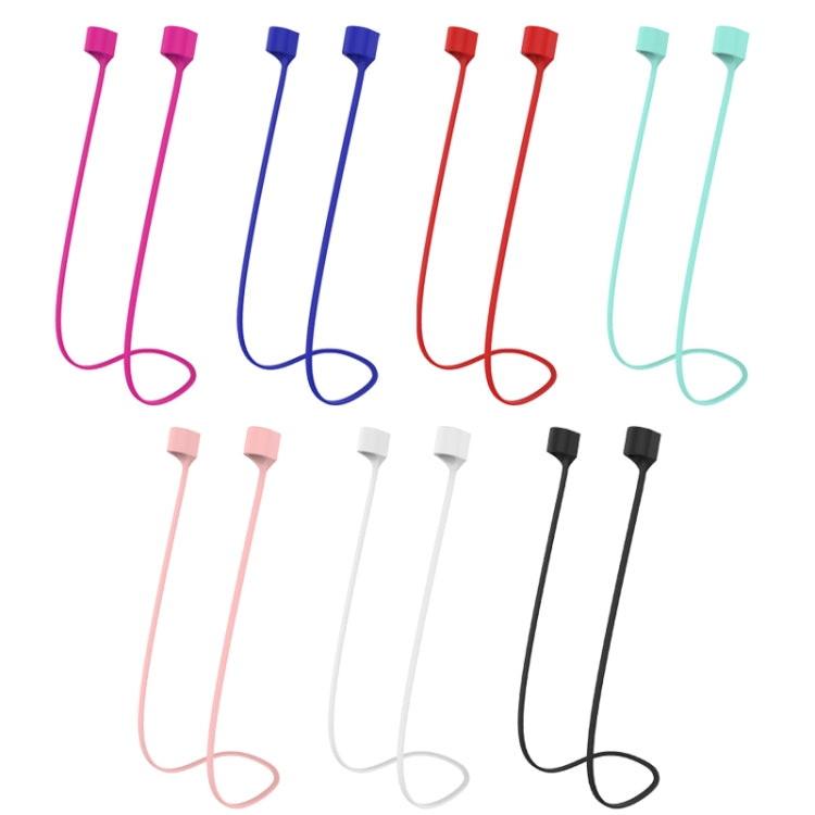 For AirPods Pro 2 Bluetooth Headset Anti-lost Rope Magnetic Silicone Lanyard(White) - Apple Accessories by buy2fix | Online Shopping UK | buy2fix