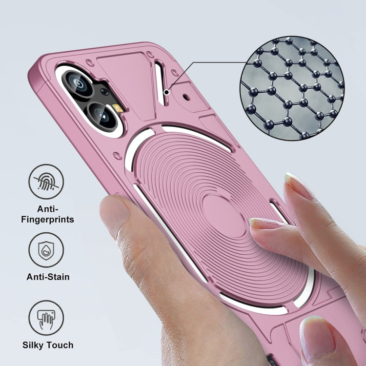 For Nothing Phone 1 GKK Three Stage Splicing Full Coverage PC Phone Case(Rose Gold) - More Brand by GKK | Online Shopping UK | buy2fix
