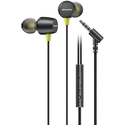 awei L5 1.2m Mini Stereo In-ear Earphones - In Ear Wired Earphone by awei | Online Shopping UK | buy2fix
