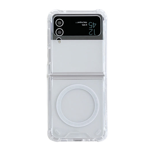 For Samsung Galaxy Z Flip4 Magsafe Magnetic Transparent Shockproof Phone Case - Galaxy Z Flip4 5G Cases by buy2fix | Online Shopping UK | buy2fix