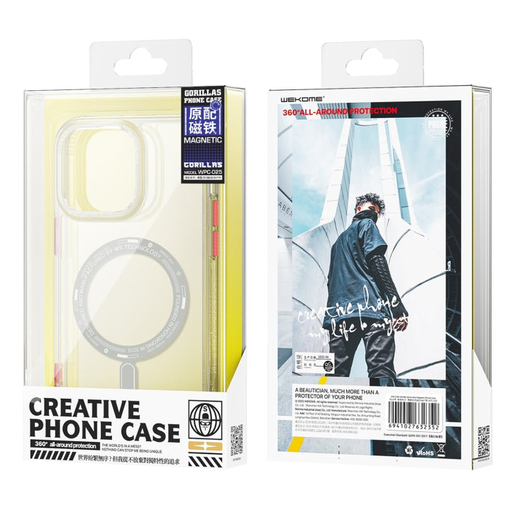 For iPhone 14 WEKOME Gorillas Clear Magsafe Phone Case(Transparent) - iPhone 14 Cases by WK | Online Shopping UK | buy2fix