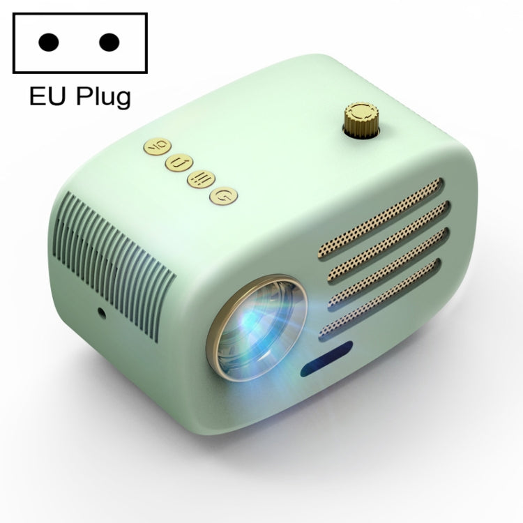 AUN PH30S 2.7 inch 150 Lumens 1280x720P Android 9.0 LED Mini Projector, Plug Type:EU Plug(Green) - Consumer Electronics by AUN | Online Shopping UK | buy2fix