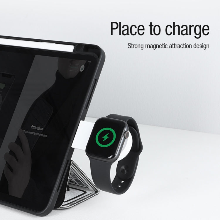 For Apple Watch 1/2/3/4/5/6/7/SE NILLKIN NKT-17 Portable Magnetic Wireless Charger - Smart Wear by NILLKIN | Online Shopping UK | buy2fix