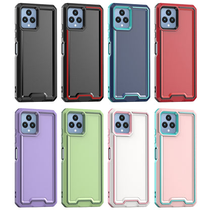 For T-Mobile Revvl 6 5G Armour Two-color TPU + PC Phone Case(White+Pink) - More Brand by buy2fix | Online Shopping UK | buy2fix
