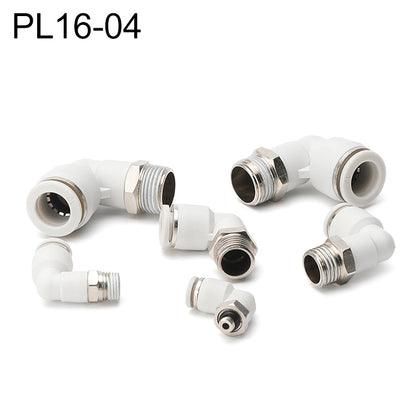 PL16-04 LAIZE PL Elbow Pneumatic Quick Fitting Connector -  by LAIZE | Online Shopping UK | buy2fix