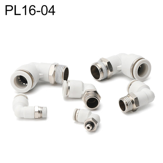 PL16-04 LAIZE PL Elbow Pneumatic Quick Fitting Connector - Interface Series by LAIZE | Online Shopping UK | buy2fix