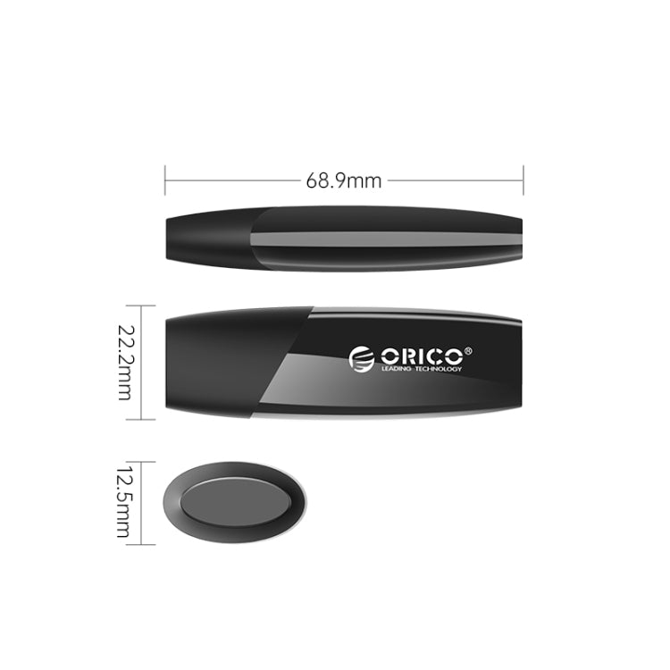 ORCIO USB3.0 U Disk Drive, Read: 100MB/s, Write: 15MB/s, Memory:32GB, Port:USB-A(Black) - USB Flash Drives by ORICO | Online Shopping UK | buy2fix