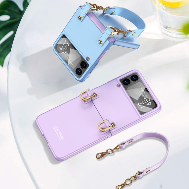 For Samsung Galaxy Z Flip4 GKK Integrated Ultra-thin Handbag Phone Case(Pink) - Galaxy Z Flip4 5G Cases by GKK | Online Shopping UK | buy2fix