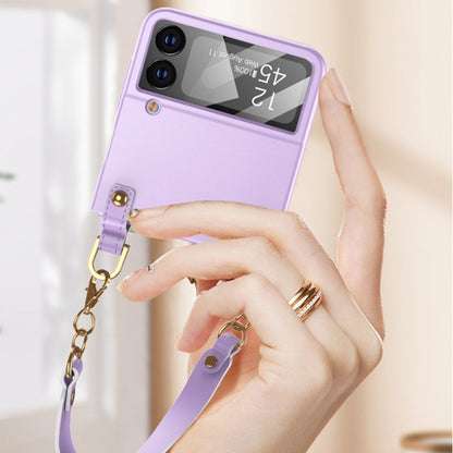 For Samsung Galaxy Z Flip4 GKK Integrated Ultra-thin Handbag Phone Case(Pink) - Galaxy Z Flip4 5G Cases by GKK | Online Shopping UK | buy2fix