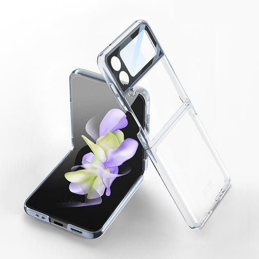 For Samsung Galaxy Z Flip4 GKK Integrated Electroplating All-inclusive Phone Case(Transparent) - Galaxy Z Flip4 5G Cases by GKK | Online Shopping UK | buy2fix