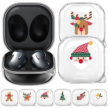 For Samsung Galaxy Buds Live Christmas Transparent TPU Earphone Case(Ragdoll) - Samsung Earphone Case by buy2fix | Online Shopping UK | buy2fix