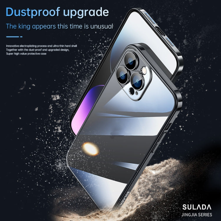For iPhone 14 Plus SULADA Hard PC Shockproof Phone Case(Sierra Blue) - iPhone 14 Plus Cases by SULADA | Online Shopping UK | buy2fix
