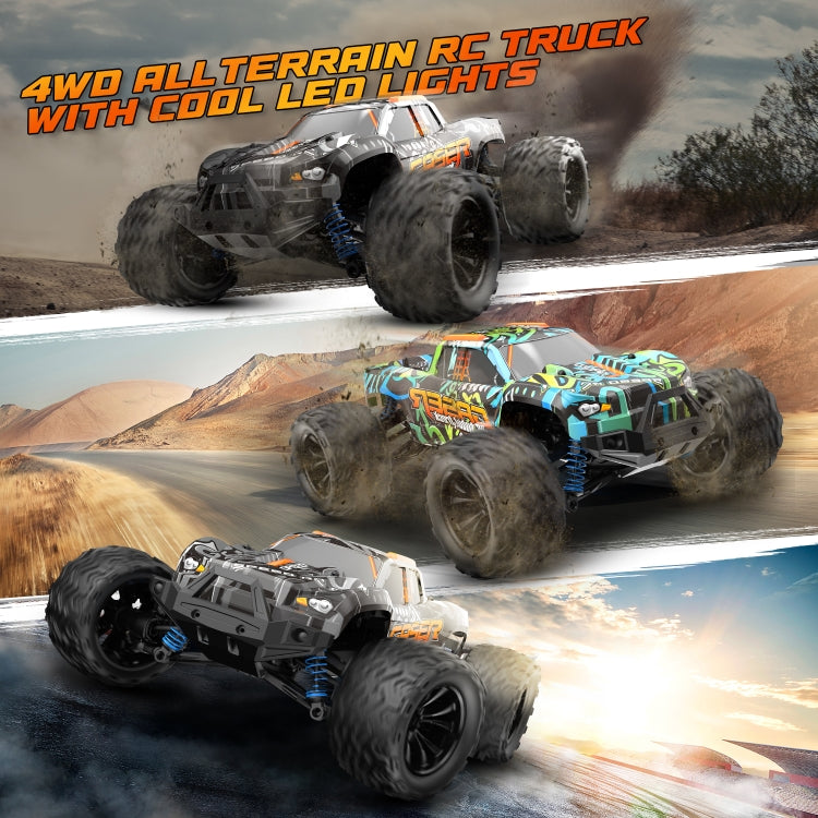 9000E 1:14 Full Scale Remote Control 4WD High Speed Car(Graffiti Blue) - RC Cars by buy2fix | Online Shopping UK | buy2fix