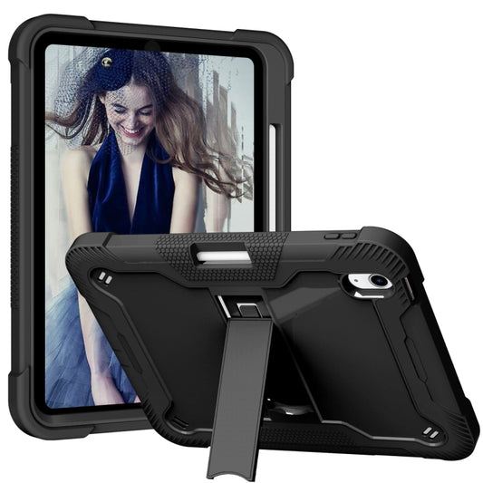 For iPad 10th Gen 10.9 2022 Silicone + PC Shockproof Tablet Case(Black) - iPad 10th Gen 10.9 Cases by buy2fix | Online Shopping UK | buy2fix