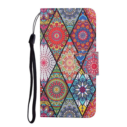 For Xiaomi Redmi A1 Colored Drawing Pattern Leather Phone Case(Diamond Totem) - Xiaomi Cases by buy2fix | Online Shopping UK | buy2fix